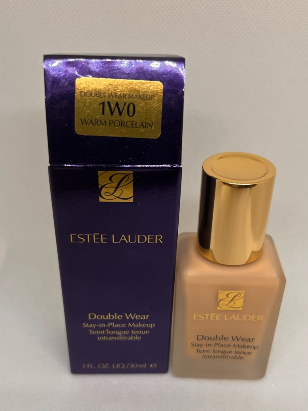 Old version Estée Lauder Double Wear Foundation 1WO WARM PORCELAIN